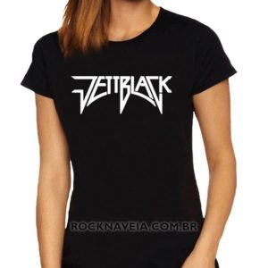 Camiseta Feminina Baby Look Jett Black