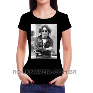 Camiseta Feminina Baby Look John Lennon Foto 3