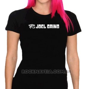 Camiseta feminina baby look Joel Grind
