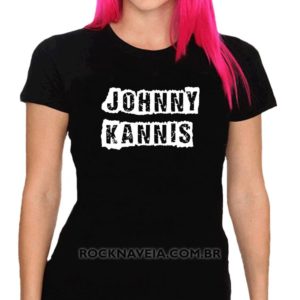 Camiseta Feminina Baby Look Johnny Kannis