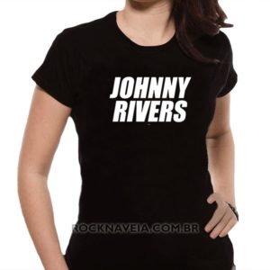 Camiseta Feminina Baby Look Johnny Rivers