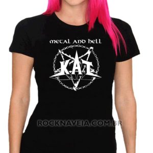 Camiseta feminina baby look Kat