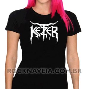 Camiseta feminina baby look Ketzer
