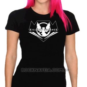 Camiseta feminina baby look Kill the Romance