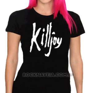Camiseta feminina baby look Killjoy