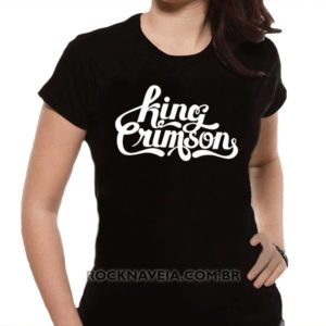 Camiseta feminina baby look King Crimson