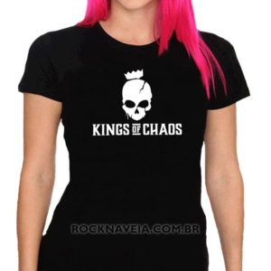 Camiseta Feminina Baby Look Kings of Chaos
