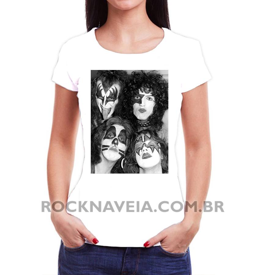 Camiseta Feminina Baby Look Kiss Foto 2 - Imagem 2