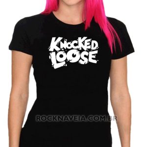 Camiseta feminina baby look Knocked Loose
