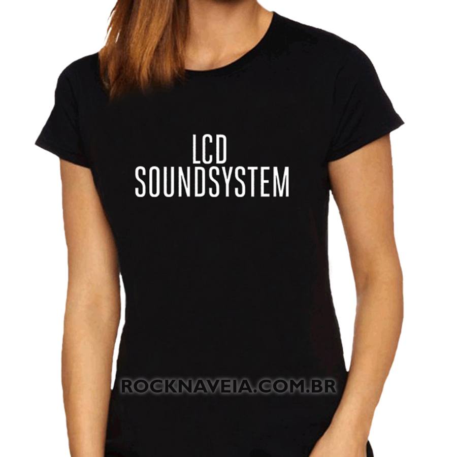 Camiseta Feminina Baby Look LCD Soundsystem
