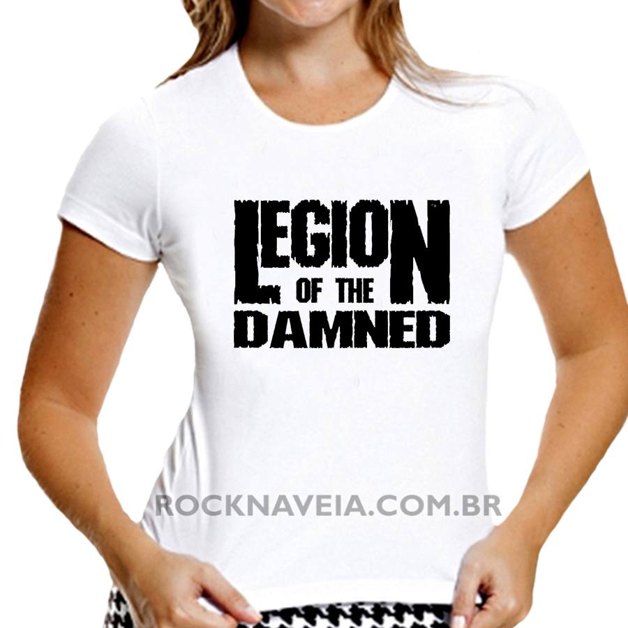 Camiseta feminina baby look Legion of the Damned - Imagem 2