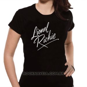 Camiseta Feminina Baby Look Lionel Richie