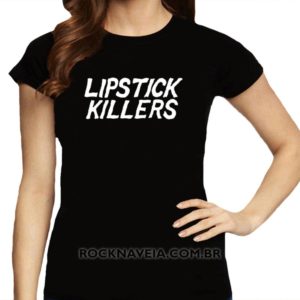 Camiseta Feminina Baby Look Lipstick Killers