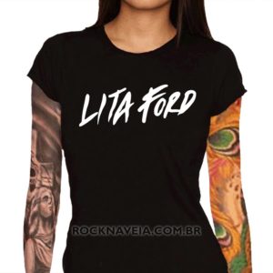 Camiseta Feminina Baby Look Lita Ford