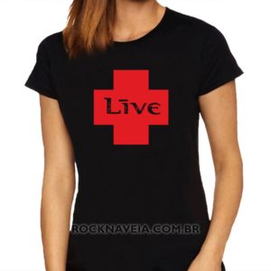 Camiseta Feminina Baby Look Live
