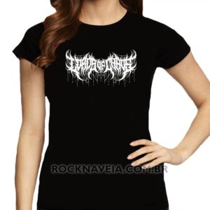 Camiseta feminina baby look Lords of Chaos