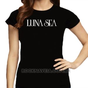 Camiseta feminina baby look Luna Sea