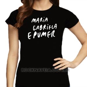 Camiseta feminina baby look Maria Gabriela Epumer