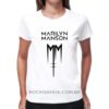 Camiseta feminina baby look Marilyn Manson Versão 2 - Image 2