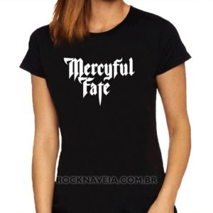 Camiseta Feminina Baby Look Mercyful Fate