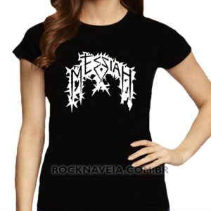 Camiseta feminina baby look Messiah