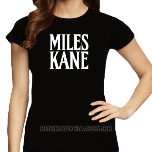 Camiseta Feminina Baby Look Miles Kane
