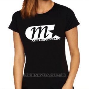 Camiseta feminina baby look Millencolin