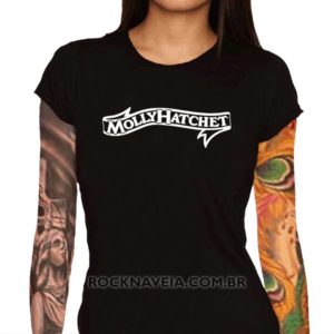Camiseta Feminina Baby Look Molly Hatchet