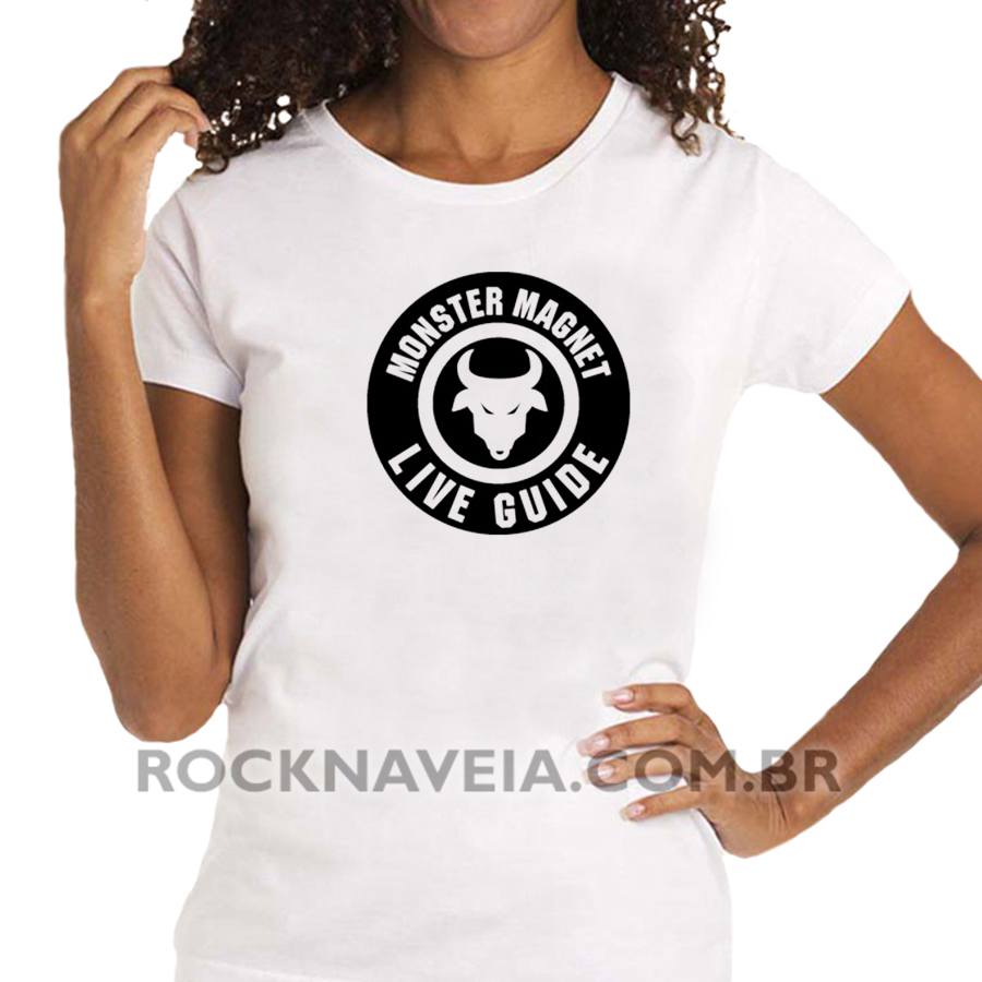 Camiseta Feminina Baby Look Monster Magnet - Imagem 2