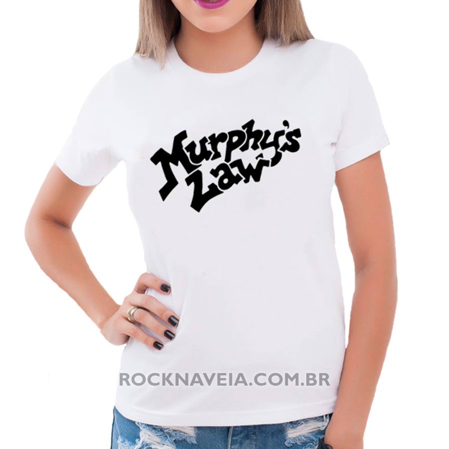Camiseta Feminina Baby Look Murphys Law - Imagem 2