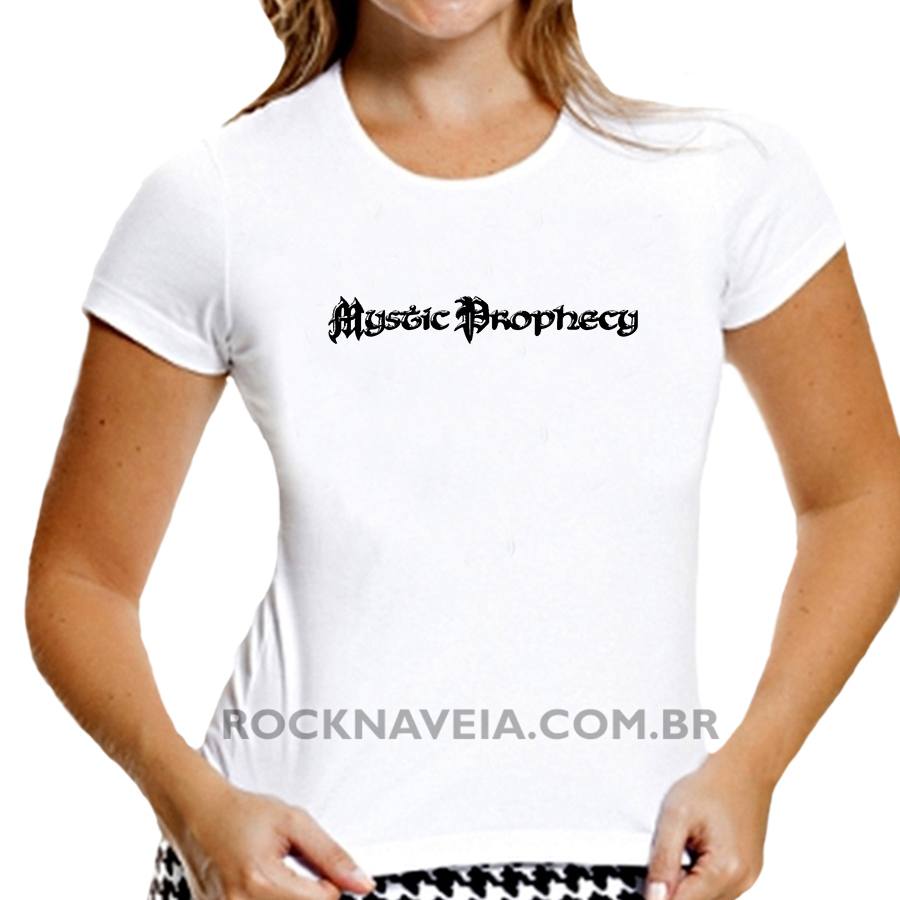 Camiseta feminina baby look Mystic Prophecy - Imagem 2