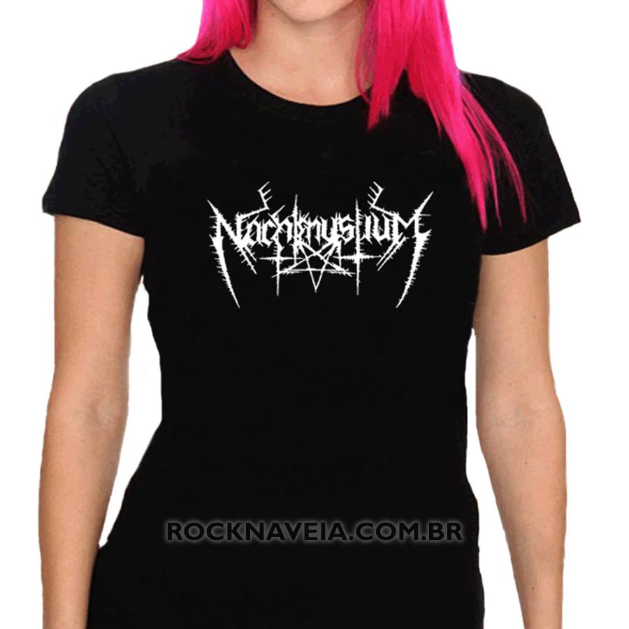 Camiseta Feminina Baby Look Nachtmystium