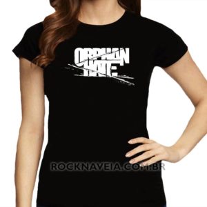 Camiseta feminina baby look Orphan Hate