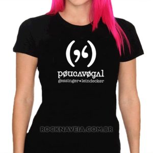 Camiseta Feminina Baby Look Pouca Vogal