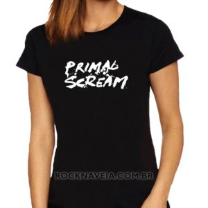 Camiseta Feminina Baby Look Primal Scream