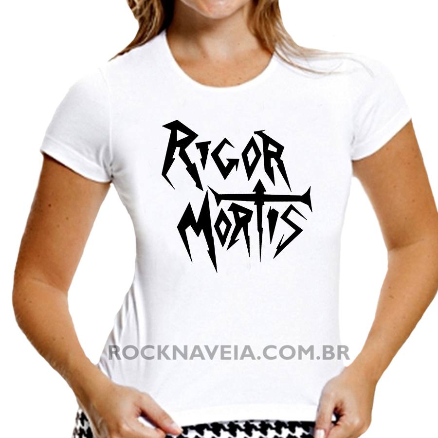 Camiseta feminina baby look Rigor Mortis - Imagem 2