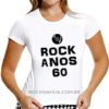 Camiseta feminina baby look Rock Anos 60 - Image 2