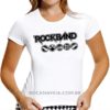 Camiseta feminina baby look Rock Band - Image 2