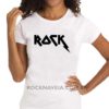 Camiseta feminina baby look Rock Iron - Image 2