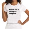 Camiseta feminina baby look Rock & Cerveja & Tira Gosto - Image 2