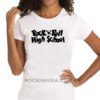 Camiseta feminina baby look Rock n' Roll Higt School - Image 2