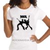 Camiseta feminina baby look Rock n' Roll V45 - Image 2