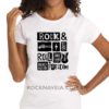 Camiseta feminina baby look Rock n' Roll V50 - Image 2