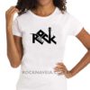 Camiseta feminina baby look Rock n' Roll V56 - Imagem 2
