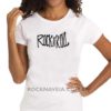 Camiseta feminina baby look Rock n' Roll V59 - Image 2