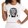 Camiseta feminina baby look Rock n' Roll V71 - Image 2