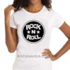 Camiseta feminina baby look Rock n' Roll V74 - Image 2