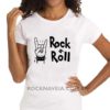 Camiseta feminina baby look Rock n' Roll V77 - Image 2