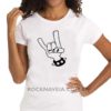 Camiseta feminina baby look Rock n' Roll V82 - Image 2