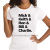 Camiseta Feminina Baby Look Rolling Stones Nomes - Image 2